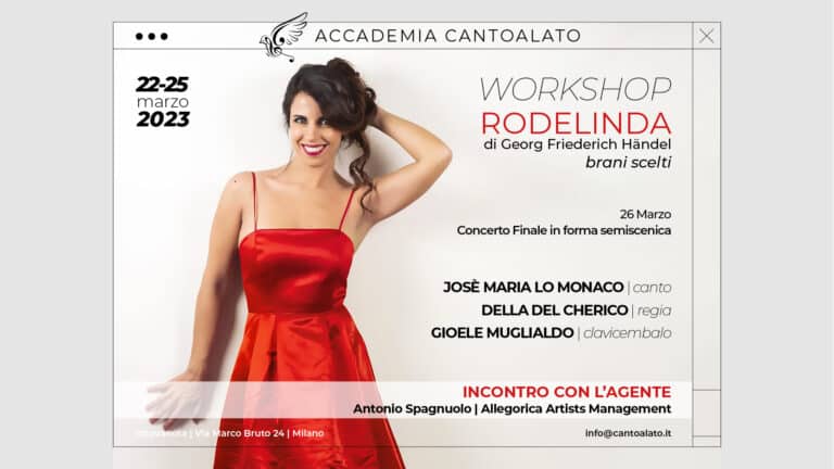 Rodelinda (brani scelti) di G. F. Händel | Workshop