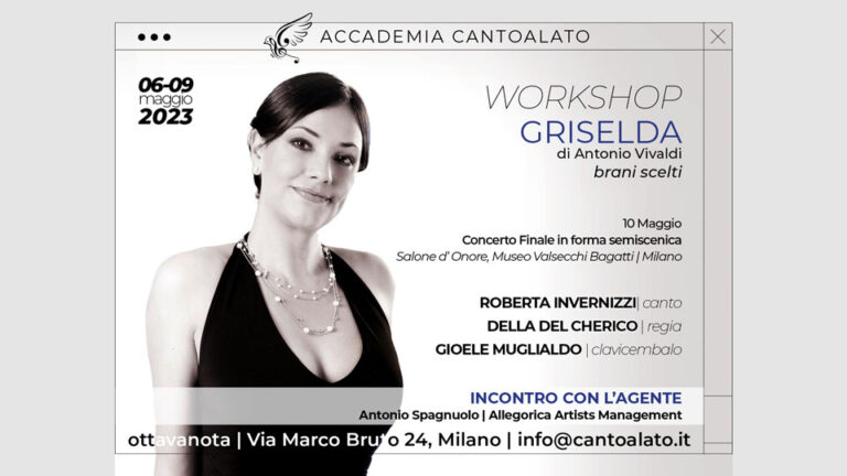 Griselda (brani scelti) di A. Vivaldi | Workshop