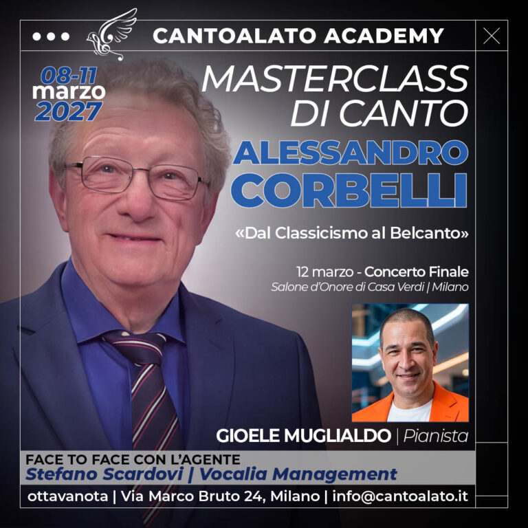 Masterclass di Canto con Alessandro Corbelli